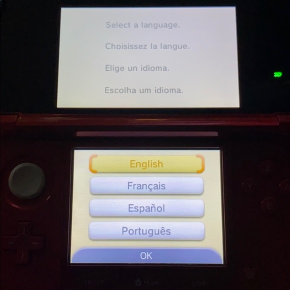 Nintendo 3DS Flame Red + Game, Charger, Case!! - Picture 5 of 8